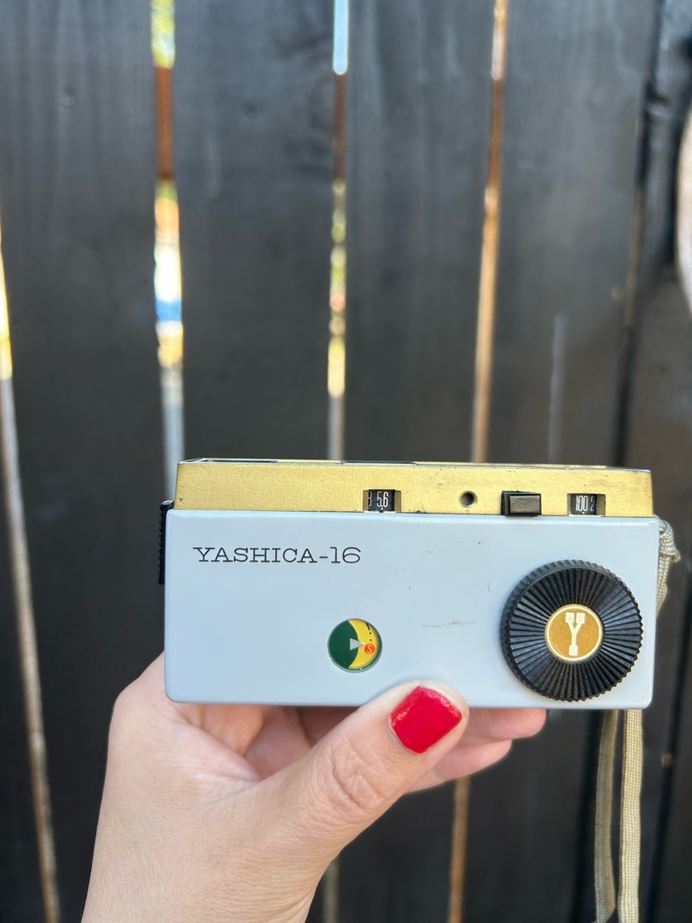 Yashica Y16 Vintage Subminiature prop art deco prop Camera - YELLOW - NICE
